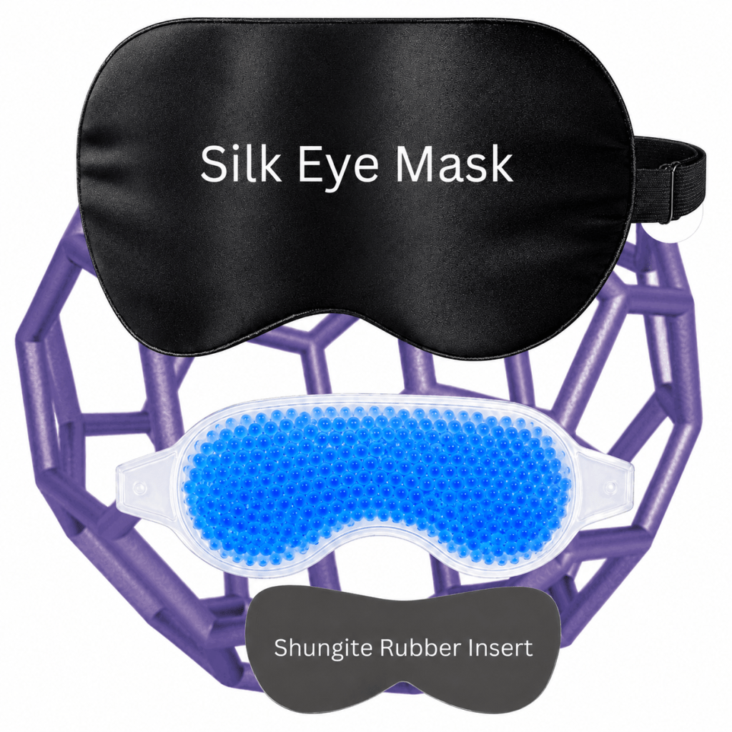 Shungite Rubber Eye Mask Kit