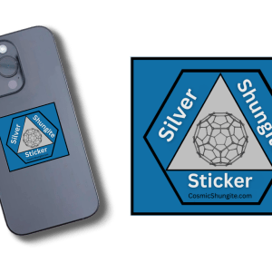 Silver Shungite Sticker