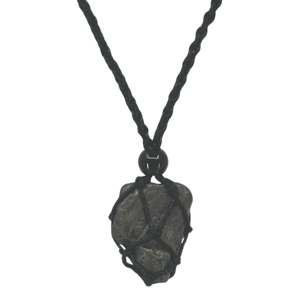 Cosmic Silver Shungite Pendant