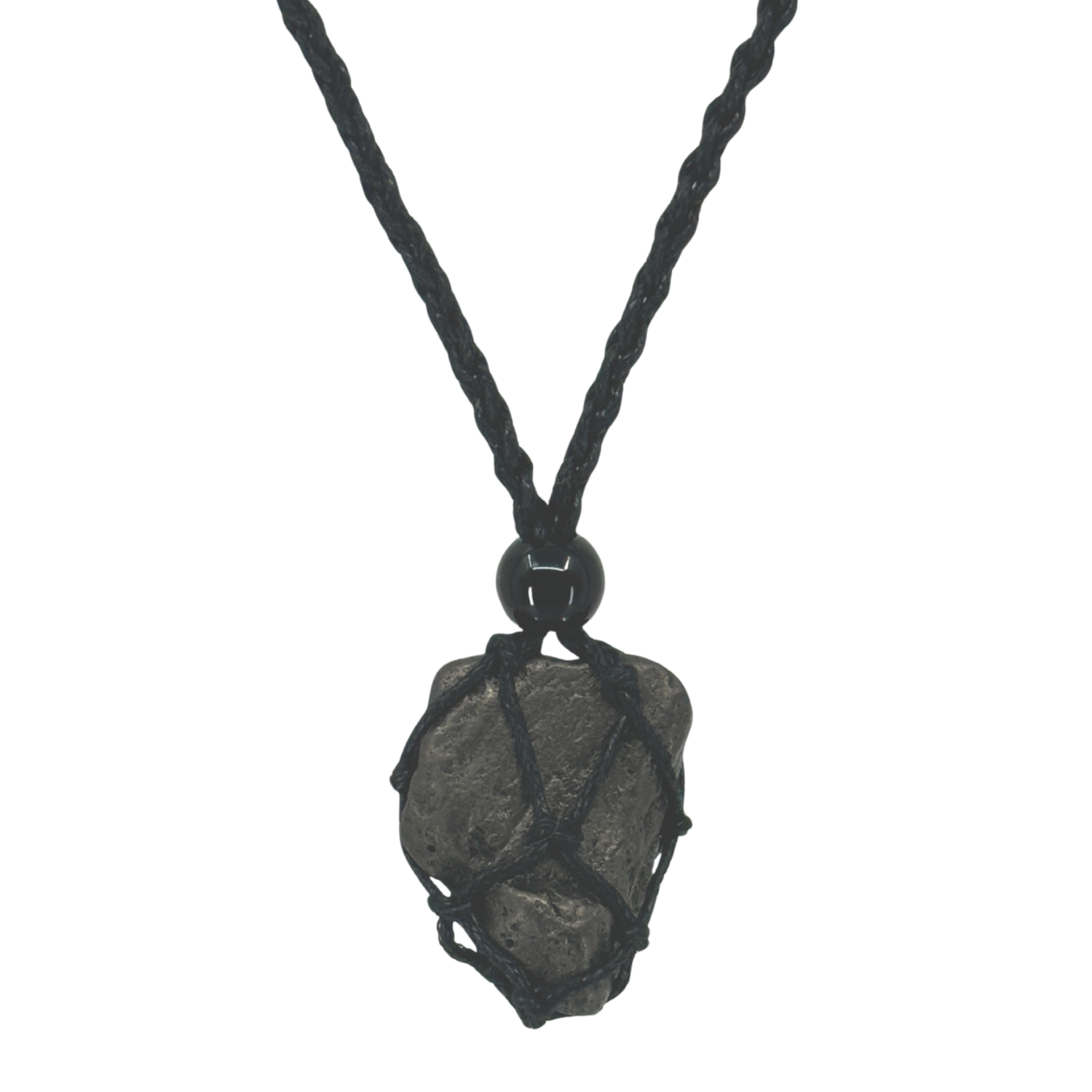 Cosmic Silver Shungite Pendant