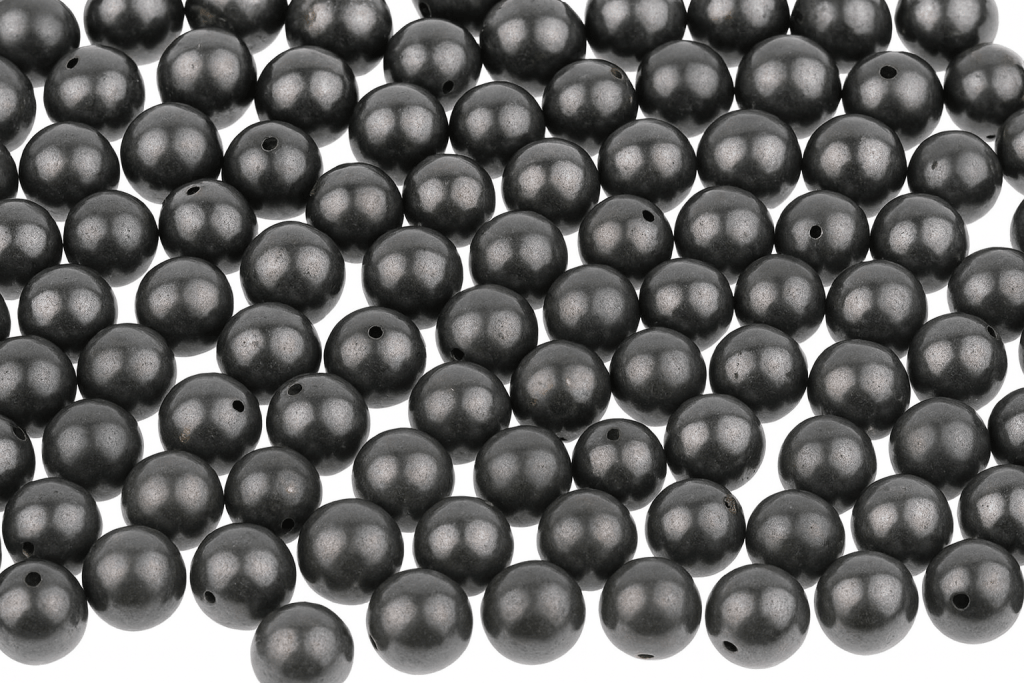 Cosmic Silver Shungite Beads
