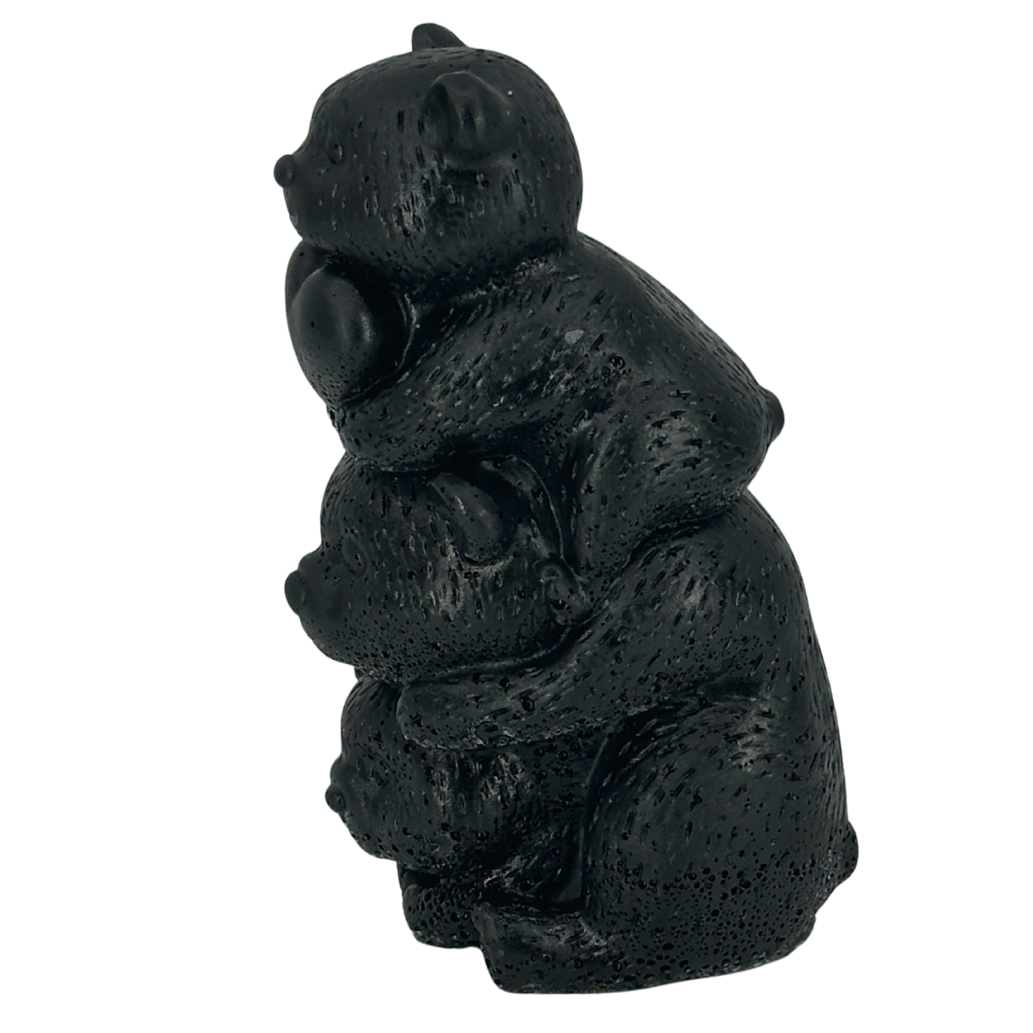 Silver Shungite Bears