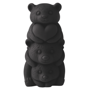 Cosmic Silver Shungite Bears