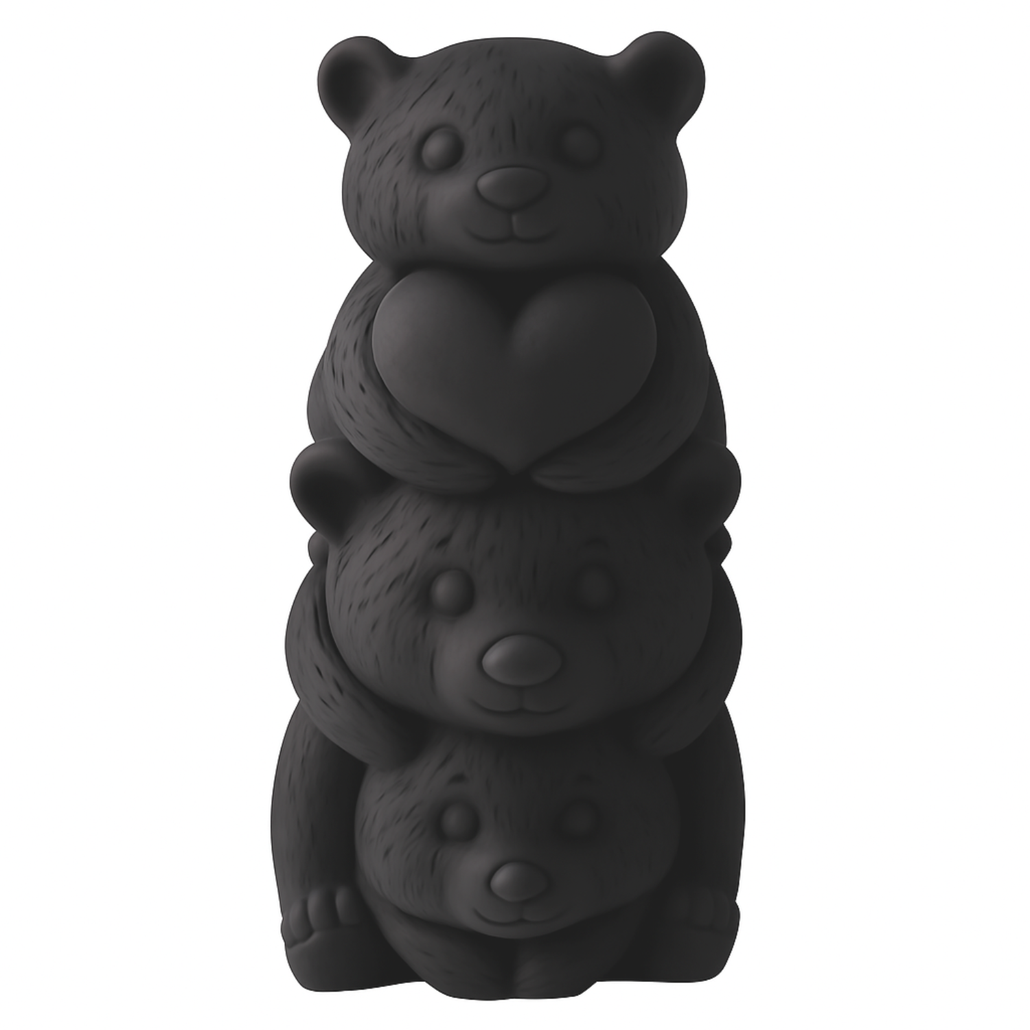 Cosmic Silver Shungite Bears
