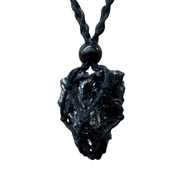 Elite Shungite Pendant - Cotton Cord Cage