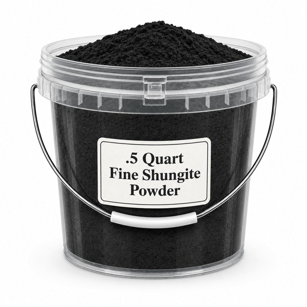 Fine Shungite Powder Mini Bucket (15oz)
