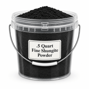 Fine Shungite Powder Mini Bucket (15oz)