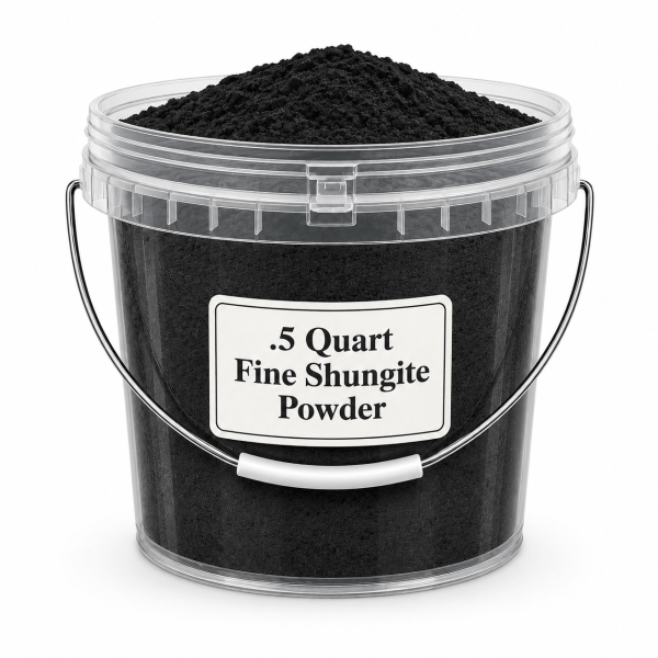 Fine Shungite Powder Mini Bucket (15oz)